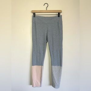 Outdoor Voices 7/8 Dipped Leggings Pink Blue Size Medium
